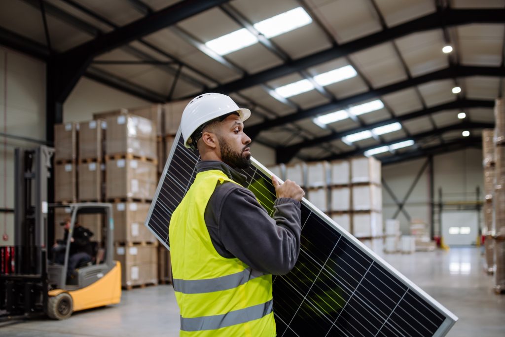 Upgrade 6 Premium Solar Panels in Warehouse on Sunshine Coast