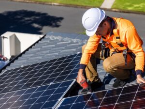 residential solar installation