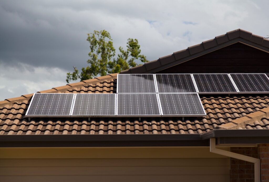 Residential rooftop solar panel system in Queensland illustrating solar payback period and return on investment