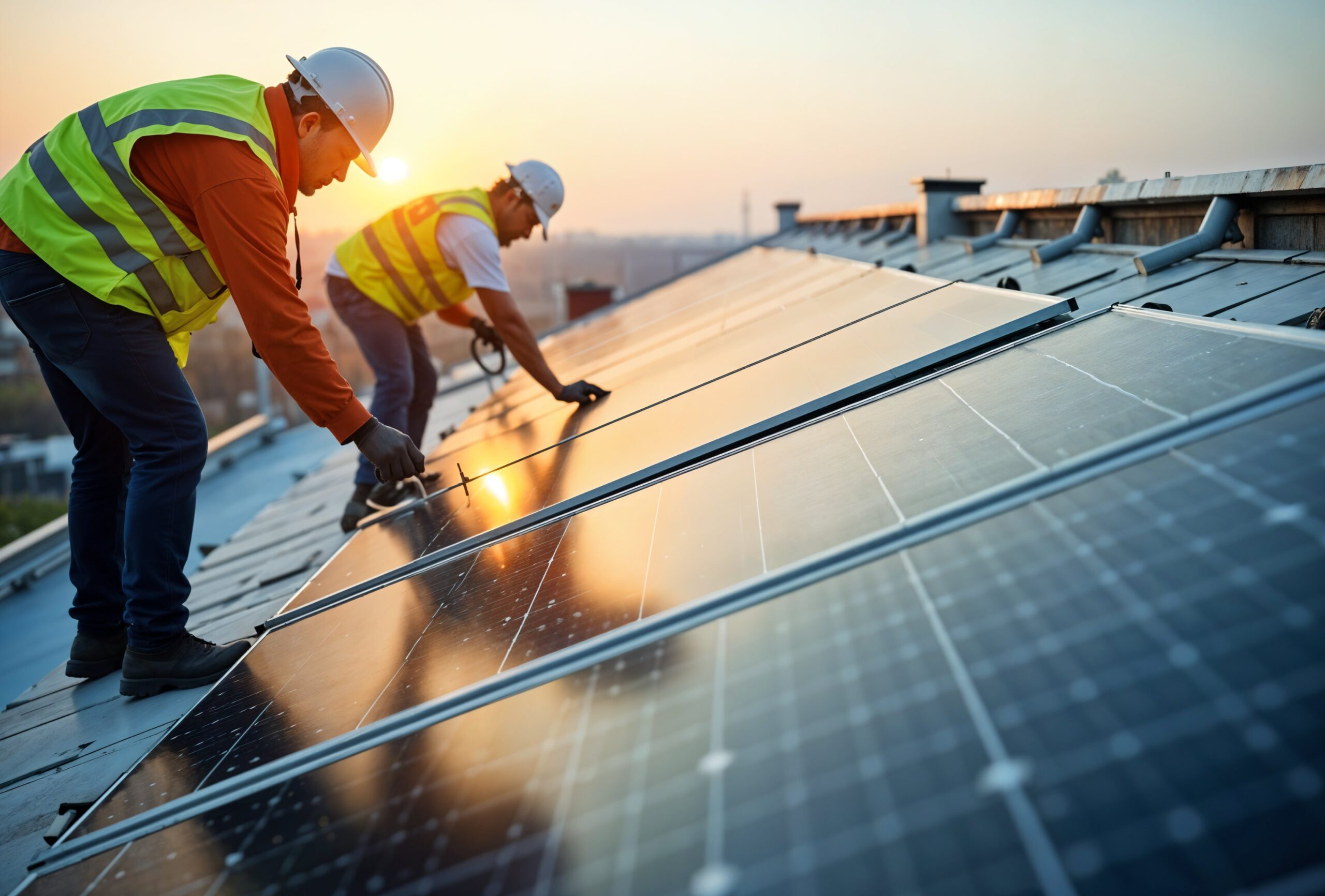 Solar Panel Installation Brisbane vs. Sunshine Coast: What Local Conditions Mean for Your System Design 7 Technician installing solar panels on a Sunshine Coast home