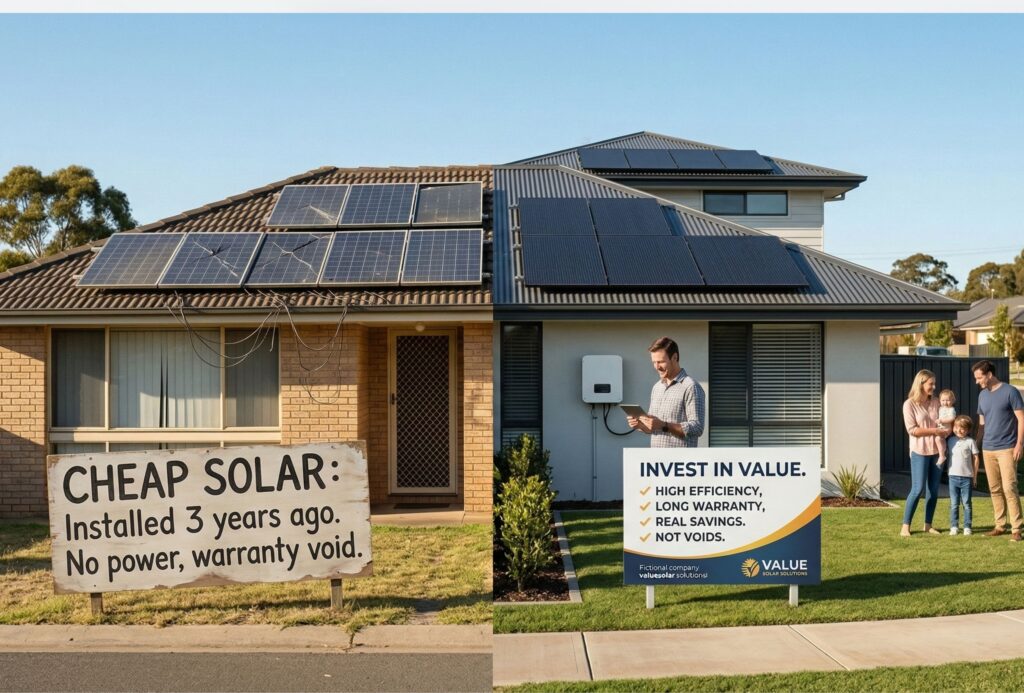 Avoid "Cheap Solar Systems": Invest in Value, Not Voids 2 Invest in quality solar systems over cheap options in Sunshine Coast & North Brisbane.
