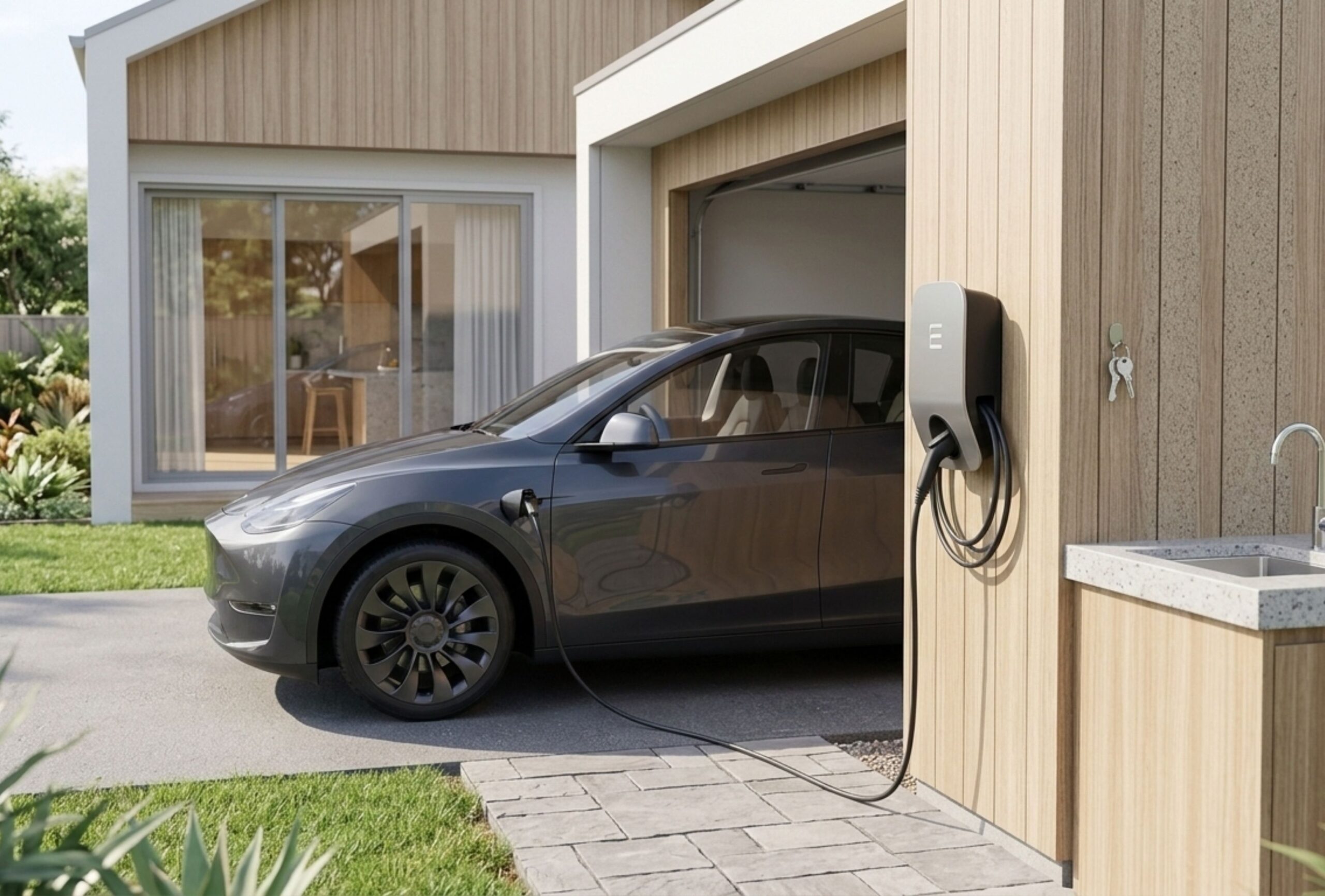 Sunshine Coast home EV charger installation scaled