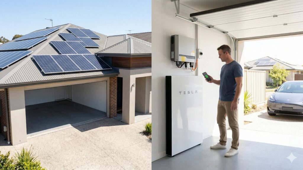 Comparison between solar battery and bigger solar system to reduce power bills