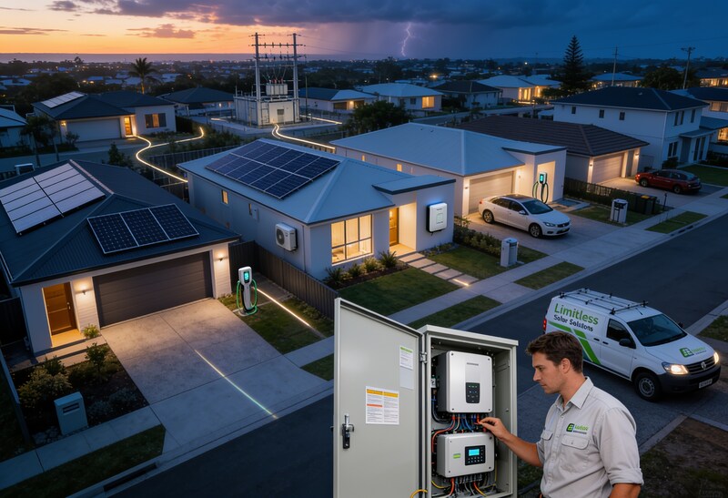 Virtual Power Plants for Queensland Homes Explained 12 Queensland homes connected through a virtual power plant network
